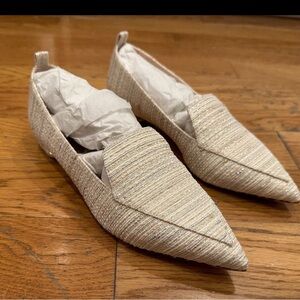 (New) Nicholas Kirkwood Neutral Beya Loafers/Flats - Size 10 Womens